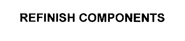 REFINISH COMPONENTS