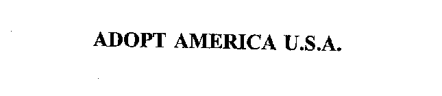 ADOPT AMERICA U.S.A.