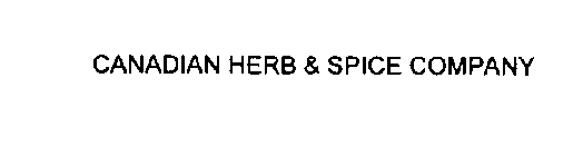 CANADIAN HERB & SPICE COMPANY