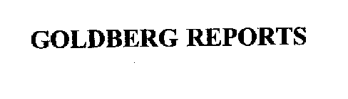 GOLDBERG REPORTS