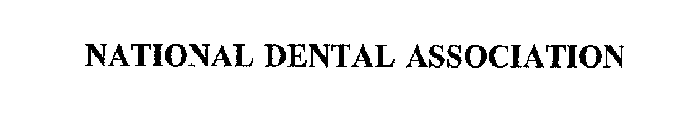 NATIONAL DENTAL ASSOCIATION