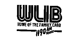 WLIB HOME OF THE FAMILY CARD 1190 AM RADIO