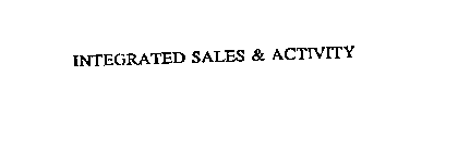 INTEGRATED SALES & ACTIVITY