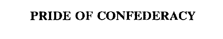 PRIDE OF CONFEDERACY