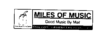 MILES OF MUSIC, GOOD MUSIC BY MAIL, MORE MUSIC TO THE GALLON