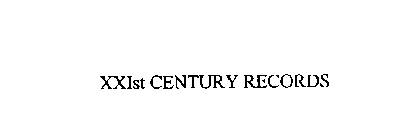 XXIST CENTURY RECORDS