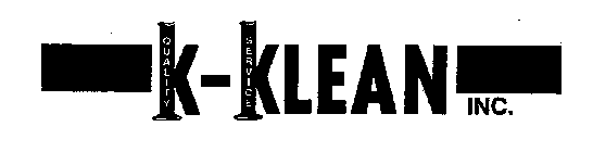 K-KLEAN INC. QUALITY SERVICE