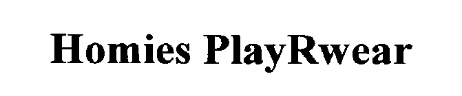 HOMIES PLAYRWEAR