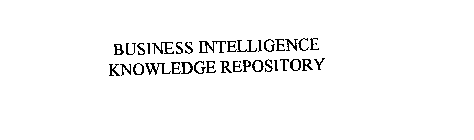 BUSINESS INTELLIGENCE KNOWLEDGE REPOSITORY