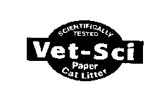 SCIENTIFICALLY TESTED VET-SCI PAPER CAT LITTER