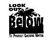 LOOK OUT BELOW TO PROTECT GROUND WATER