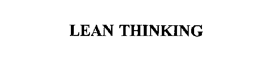 LEAN THINKING