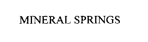 MINERAL SPRINGS