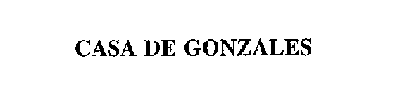 CASA DE GONZALES