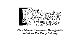 WASTEWATER BIOLOGICAL SOLUTIONS CORP. THE ULTIMATE WASTEWATER MANAGEMENT SOLUTIONS FOR EVERY INDUSTRY