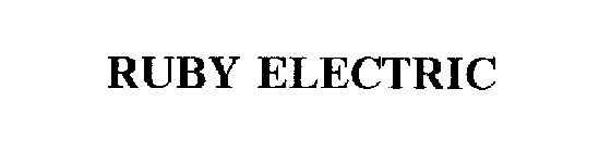 RUBY ELECTRIC