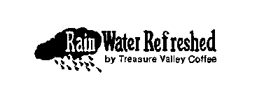 RAIN WATER REFRESHED BY TREASURE VALLEY COFFEE