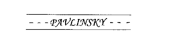 PAVLINSKY