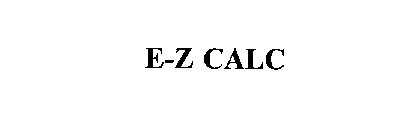 E-Z CALC