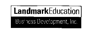 LANDMARK EDUCATION BUSINESS DEVELOPMENT, INC.