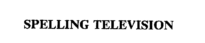 SPELLING TELEVISION