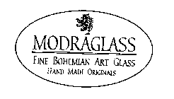 MODRAGLASS FINE BOHEMIAN ART GLASS HAND MADE ORIGINALS