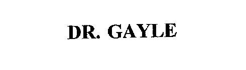 DR. GAYLE
