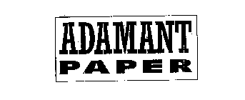ADAMANT PAPER