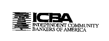 ICBA INDEPENDENT COMMUNITY BANKERS OF AMERICA