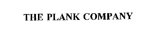 THE PLANK COMPANY