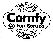 COMFY COTTON SCRUBS SOFT, NATURAL 100% COTTON