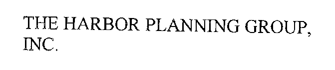 THE HARBOR PLANNING GROUP, INC.