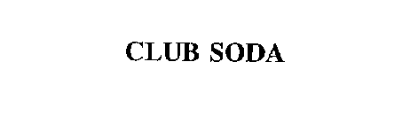 CLUB SODA