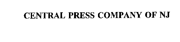 CENTRAL PRESS COMPANY OF NJ