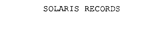 SOLARIS RECORDS