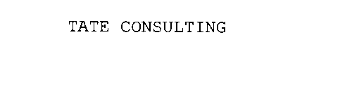 TATE CONSULTING