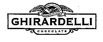SAN FRANCISCO FOUNDED IN 1852 GHIRARDELLI CHOCOLATE