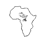 AFRICAN CONTINENT AND BIRD INSIDE
