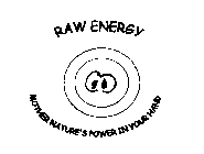 RAW ENERGY MOTHER NATURE'S POWER IN YOUR HAND