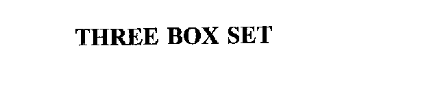 THREE BOX SET