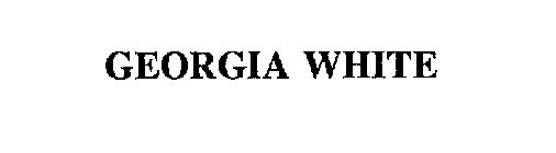 GEORGIA WHITE