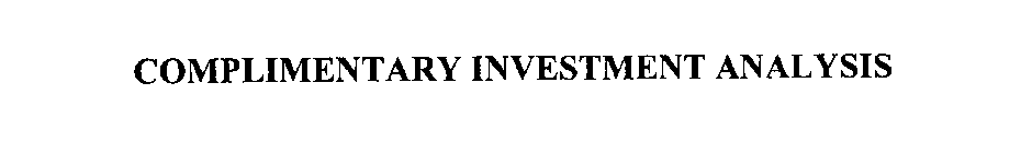 COMPLEMENTARY INVESTMENT ANALYSIS
