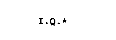 I.Q.*