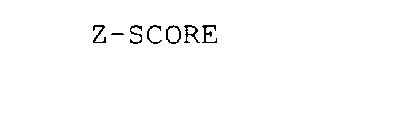 Z-SCORE