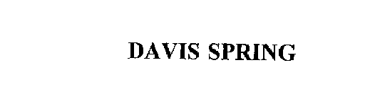 DAVIS SPRING