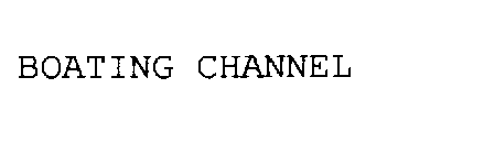 BOATING CHANNEL