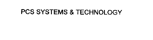 PCS SYSTEMS & TECHNOLOGY