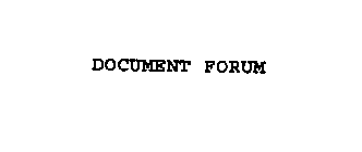 DOCUMENT FORUM