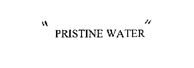 PRISTINE WATER
