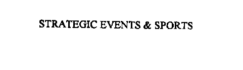 STRATEGIC EVENTS & SPORTS